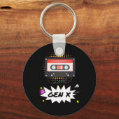 Porte-clés Retro Generation X cassette 90s (Recto)