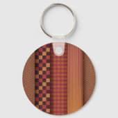 Porte-clés Retro Geometric Midcentury Pattern (Recto)