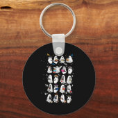 Porte-clés Retro Ghost Book Imaginaire Series Halloween Book (Recto)