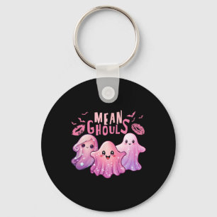 Porte-clés Retro Ghost Mean Ghouls Amusants Halloween Saison