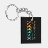 Porte-clés Retro Golfer (Devant gauche)