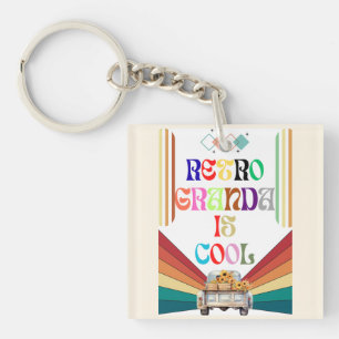 Porte-clés Retro Grand-père est Cool