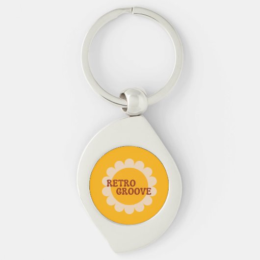 Porte-clés Retro Groove Keychain (Devant)