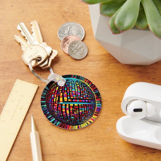 Porte-clés Retro Groove : Space Time Disco Ball (Bureau)