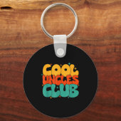 Porte-clés Retro Groovy Cool Uncles Club Funny New Uncle  (Recto)