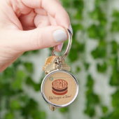 Porte-clés Rétro hamburger (main)