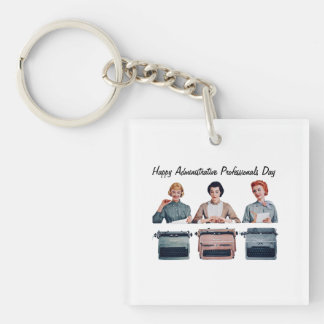 Porte-clés Retro Happy Administrative Professionals Day 