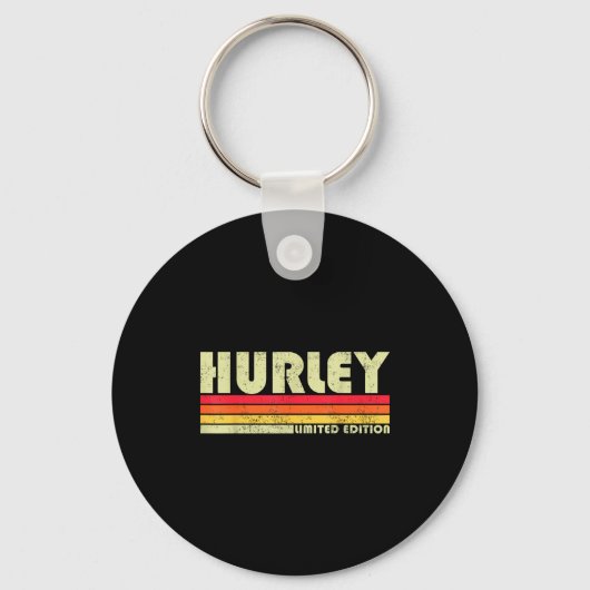 Porte-clés Retro Hurley Home State Cool 70s 80s Style Sunset (Recto)