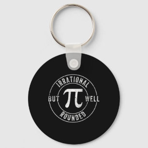 Porte-clés Rétro Irrationnel Mais Bien Arrondi Pi Day Celebra