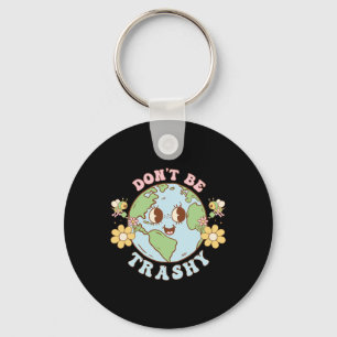 Porte-clés Retro Jour des terres Super ne pas être Trashy Fun