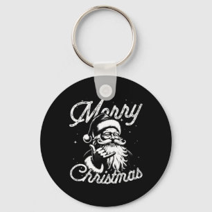 Porte-clés Retro Joyeux Noël Père Noël Shaka Surf hawaïen Sk