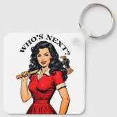 Porte-clés Retro Killer Housewife “Who’s Next?” Keychain (Dos)
