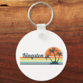 Porte-clés Retro Kingston Sunset (Recto)
