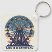 Porte-clés Retro Life est un carnaval (Dos)