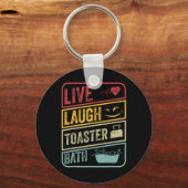 Porte-clés Retro Live Lauder Toaster Bath Skeleton Funny Hall (Recto)