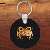 Porte-clés Retro Mama Coquette Fall Turkey Thanksgiving Match (Recto)