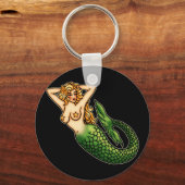 Porte-clés Retro Mermaid (Recto)