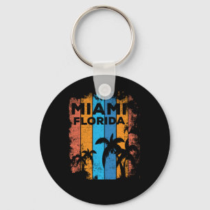 Porte-clés Retro Miami Florida Beach Souvenir