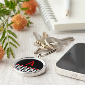 Porte-clés Rétro Monogrammé (Côté)