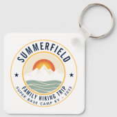 Porte-clés Retro Mountains Famille Randonnée (Dos)