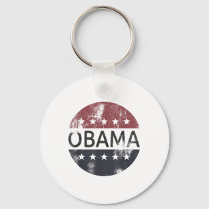 Porte-clés Retro Obama Président du vote Vintage Barack Obama