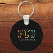 Porte-clés Retro Pcu Progressive Care Unit Rn Nurse Nursing W (Recto)
