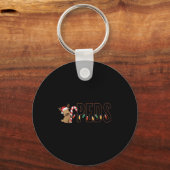 Porte-clés Retro Pediatrics Christmas Lights Reindeer Peds Nu (Recto)