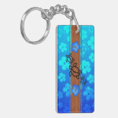 Porte-clés Rétro planche de surf de Honu (Devant gauche)