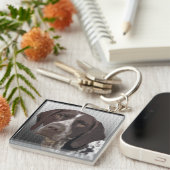 Porte-clés Rétro porte - clé allemand d'indicateur aux (Devant Droit)