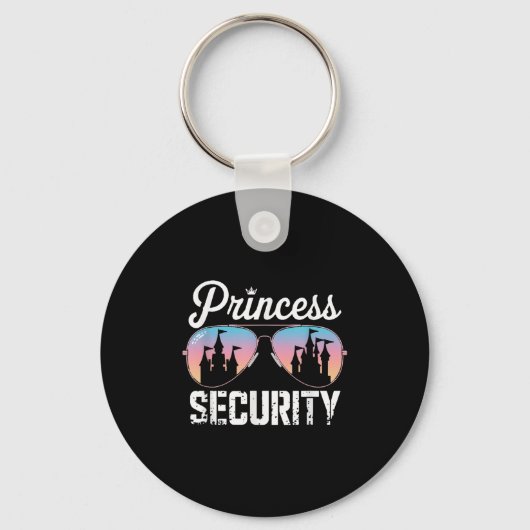 Porte-clés Retro Princess Protection Castle Hommes Femmes (Recto)