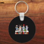 Porte-clés Retro Profol Silent Night Icu Nurses Funny Merry C (Recto)
