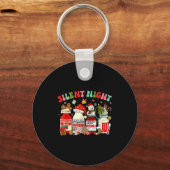 Porte-clés Retro Profol Silent Night Icu Nurses Funny Merry C (Recto)