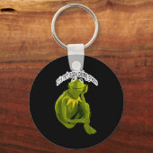 Porte-clés Retro Quote Its Not Easy Being Green Funny Frog An (Recto)