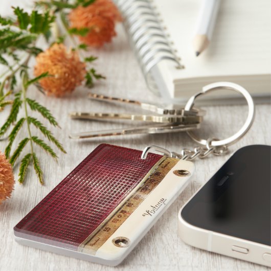 Porte-clés Rétro radio (Devant droit)