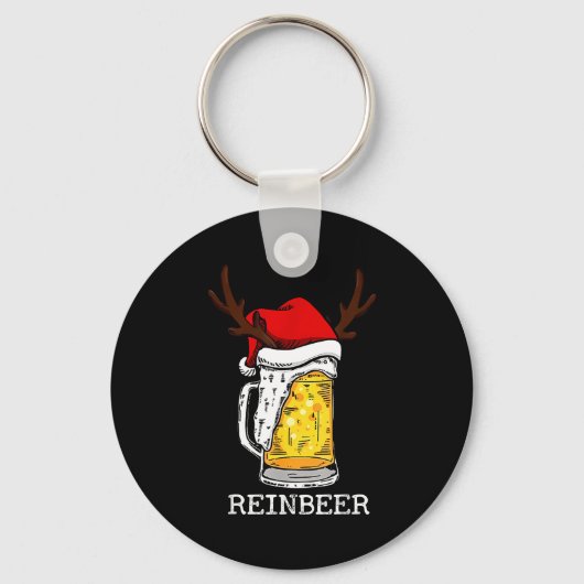 Porte-clés Retro Reindeer Winedeer Reinbeer Matching Couples (Recto)