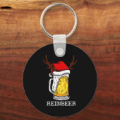 Porte-clés Retro Reindeer Winedeer Reinbeer Matching Couples (Recto)