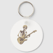 Porte-clés Retro Rock Skeleton Guitar Graphic (Verso)