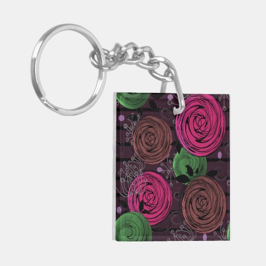 Porte-clés Rétro, rustique, folk (Devant gauche)