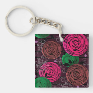 Porte-clés Rétro, rustique, folk