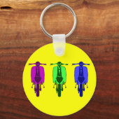 Porte-clés Retro Scooter Pop version art (Recto)