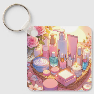 Porte-clés Rétro Soins de la Peau Anime Années 90 Esthétique