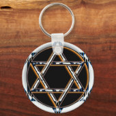 PORTE-CLÉS RETRO STAR OF DAVID (Recto)