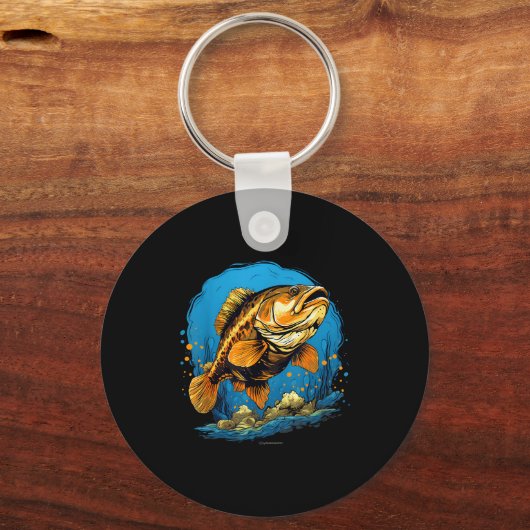 Porte-clés Retro Style Calico B (Recto)