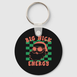 Porte-clés Retro Super Big Nick Père Noël Energy Noël Noël No