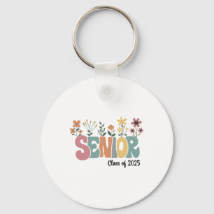 Porte-clés Retro Super Senior 25 Cl De 2025 Graduation Flowe