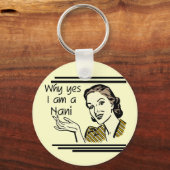 Porte-clés Rétro T-shirts et cadeaux de Nani (Recto)