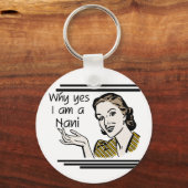 Porte-clés Rétro T-shirts et cadeaux de Nani (Recto)