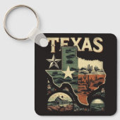 Porte-clés Retro Texas (Recto)