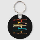 Porte-clés Rétro Trombone (Recto)