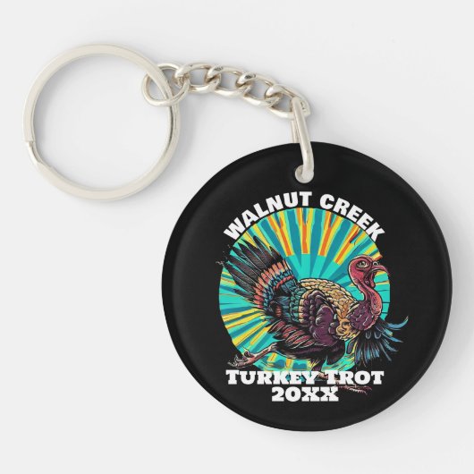 Porte-clés Retro Turkey Trot (Devant)
